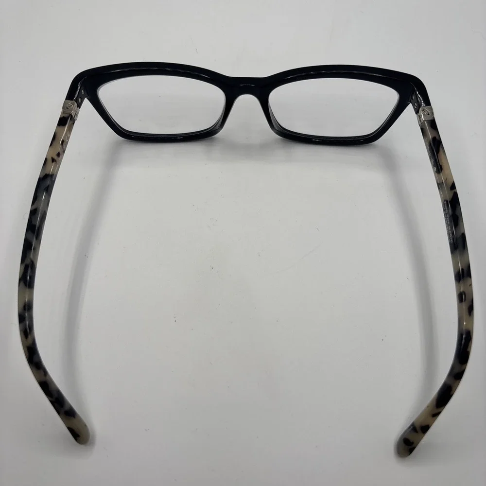 Kate Spade Cortina 7K1 Black/White Tortoise Eyeglasses Frames 52-16-140mm #482